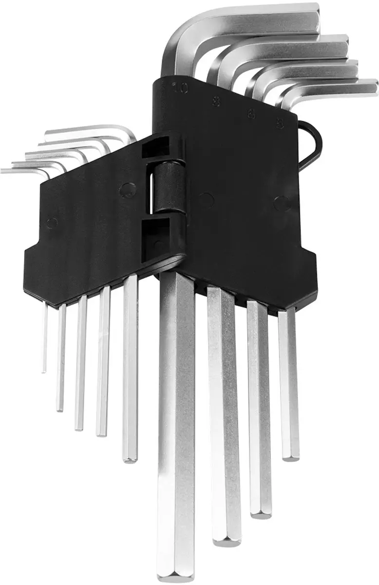Topex Inbussleutelset 1,5-10 mm 9 stuks - afbeelding 5 van 6