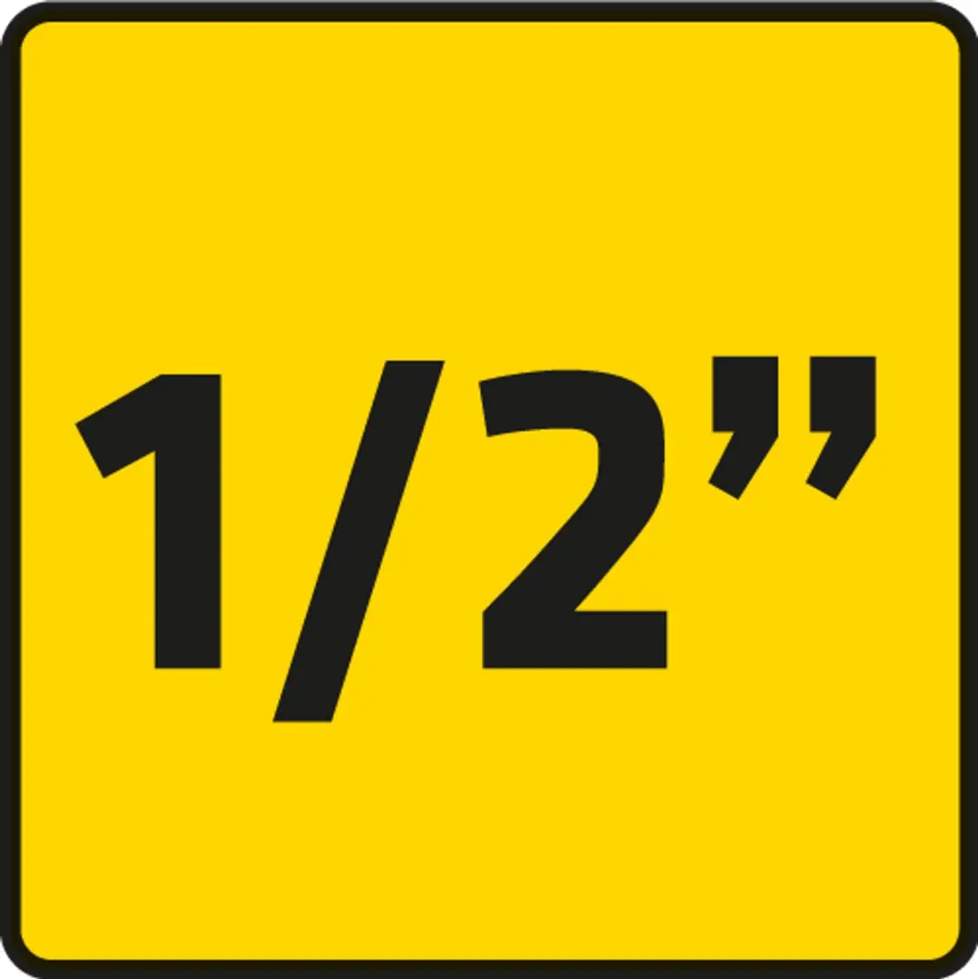 Topex 38D642 Doppenset 1/2" 21-delig - Geel/Zwart - afbeelding 2 van 5