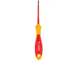 Topex Sleufschroevendraaier 1000V - 3.0 x 100 mm - afbeelding 2 van 4