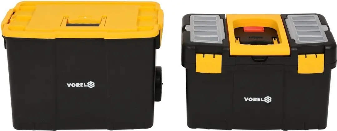 Vorel Toya T78731 Gereedschapswagen 2-delig - Zwart/Geel - afbeelding 3 van 6