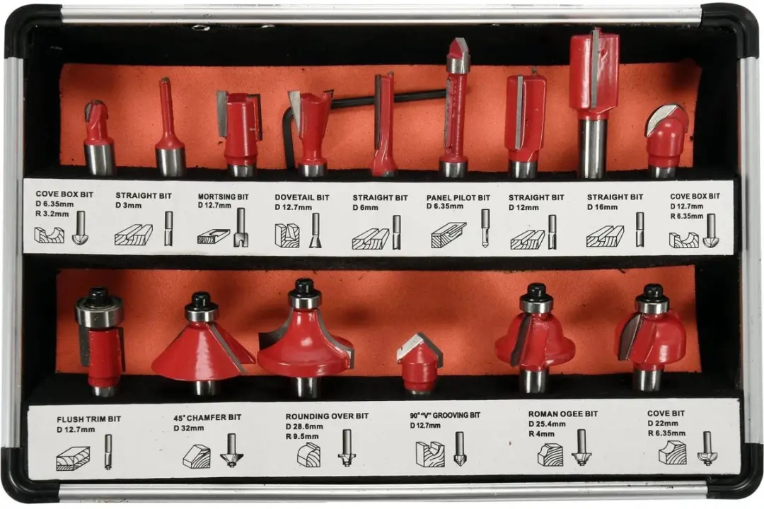 YATO 15 Delige Professionele Frezenset