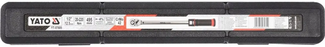 Yato YT-07605 Momentsleutel 1/2" - 20-220Nm - afbeelding 3 van 6