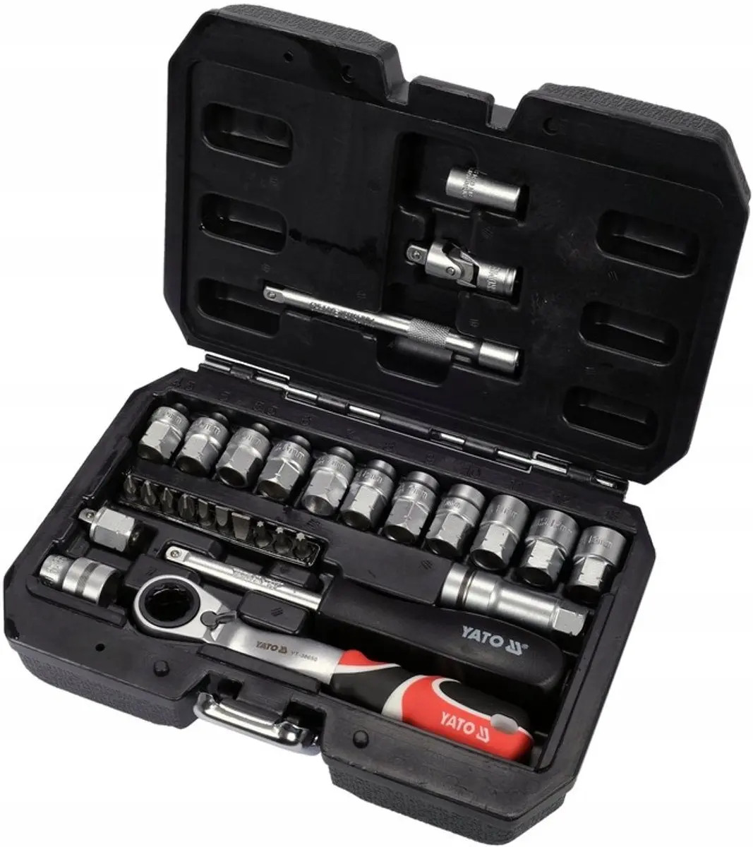 Yato YT-38650 Dopsleutelset - 29-delig 1/4" Spline - afbeelding 5 van 5