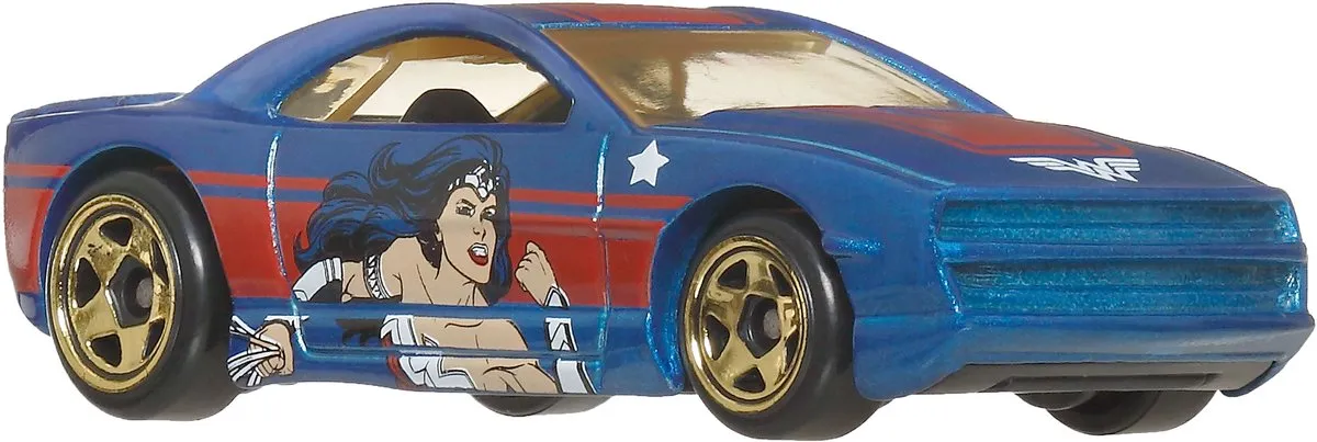 Hot Wheels JBY14 Auto - Blauw/Rood