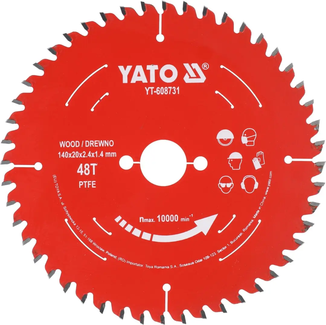 YATO YT-608731 TCT Cirkelzaagblad voor Hout
