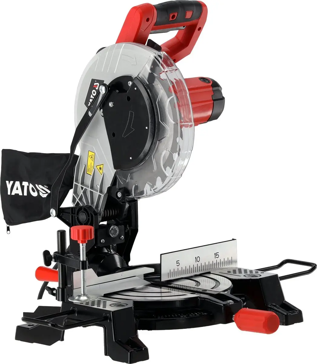 YATO 1500 Watt Afkortzaag en Verstekzaag met Laser