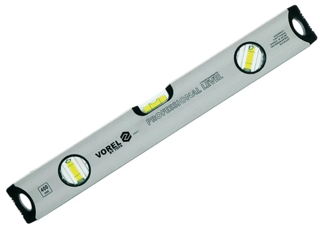Vorel Aluminium Waterpas 600mm met 3 Niveaus