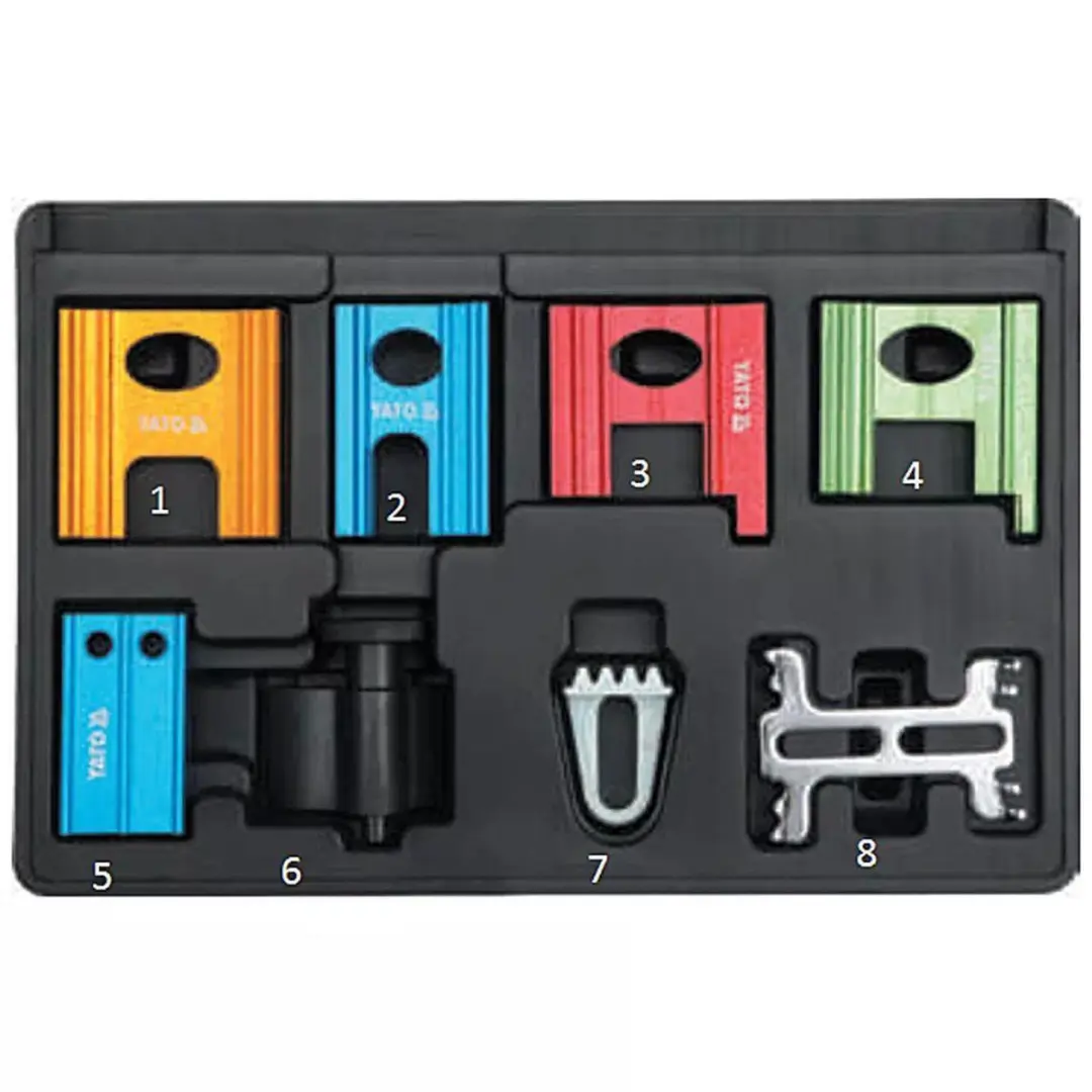 Yato Universele Timing Vergrendelingsset YT-0633 - Zwart - afbeelding 4 van 4