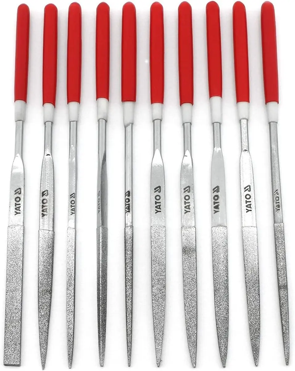 Yato YT-6144 Diamant Naald Vijlenset - 10 Delig - 140mm - afbeelding 2 van 3