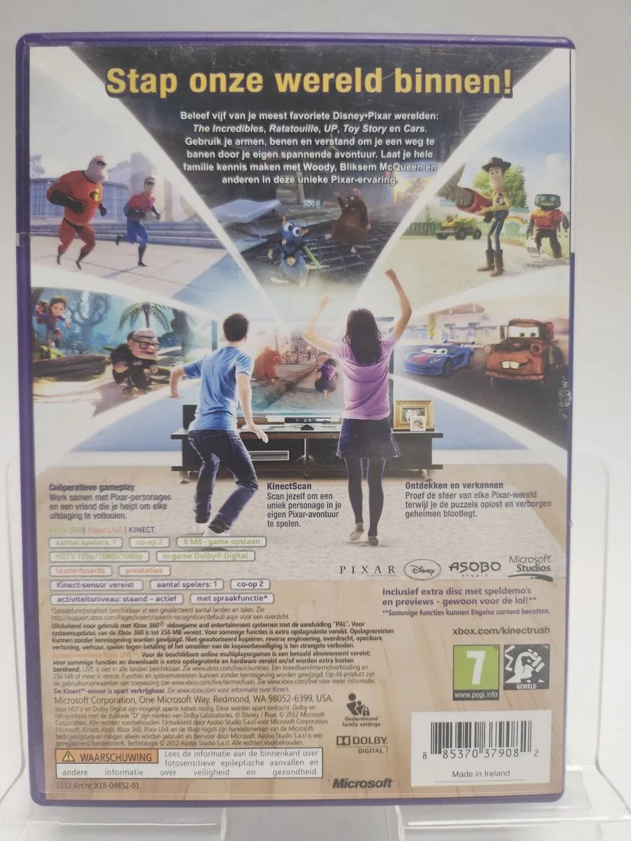 Xbox Kinect Rush Disney Pixar Avontuur - 2 Spelers