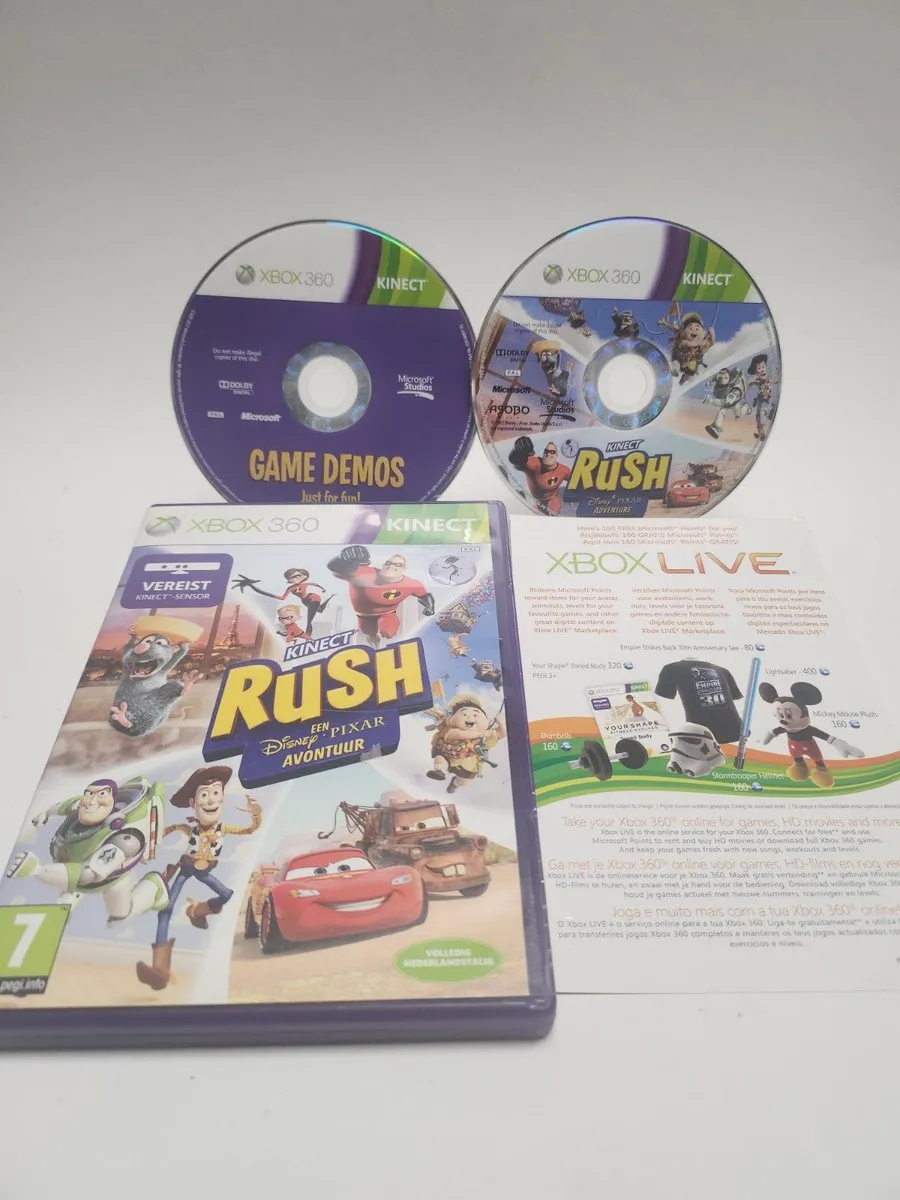 Xbox Kinect Rush Disney Pixar Avontuur