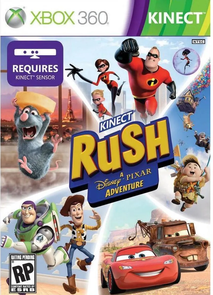Xbox Kinect Rush Disney Pixar Avontuur - 2 Spelers