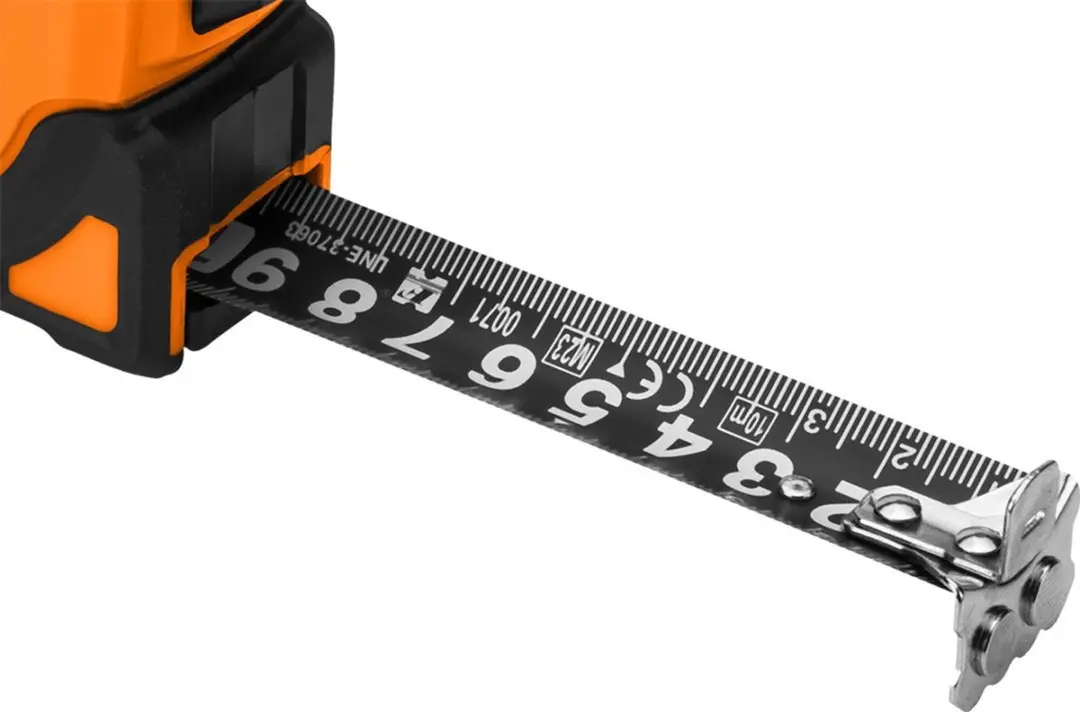 Neo Tools Super Black - Stalen Rolmaat - 5m - Auto Blokkeerfunctie - Magnetisch - Twee Stopknoppen - afbeelding 5 van 6