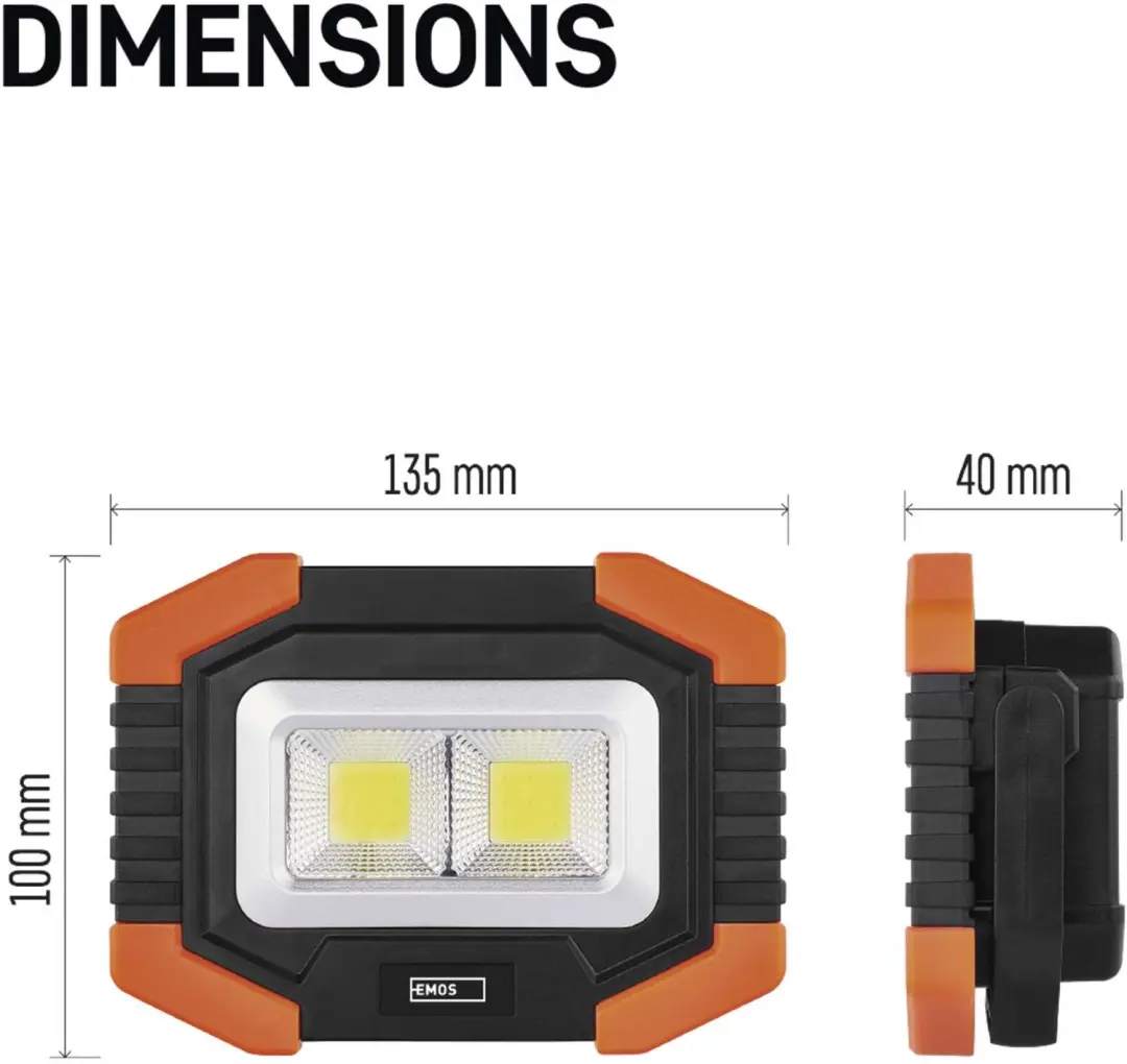 Emos COB LED-werklamp P4112 - 350 lm - afbeelding 5 van 6