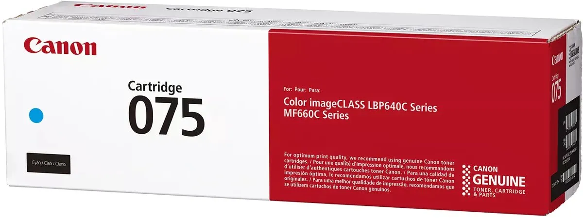 Canon 075 Tonercartridge Cyaan 1300 Pagina's