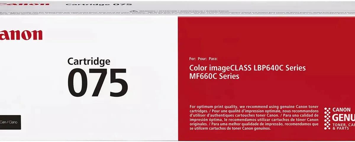Canon 075 Tonercartridge Cyaan 1300 Pagina's