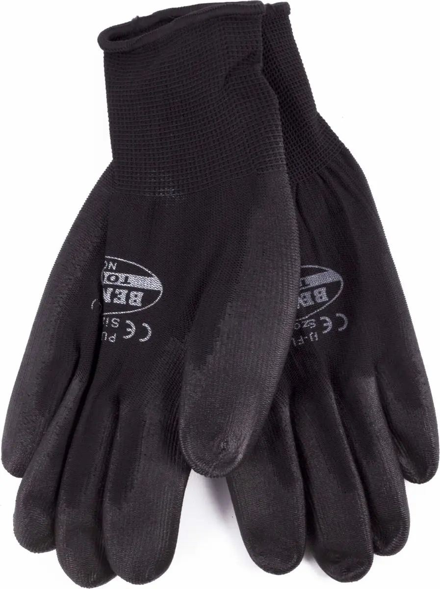 Benson Werkhandschoenen - Flexibele grip en comfort - Zwart - Maat XL