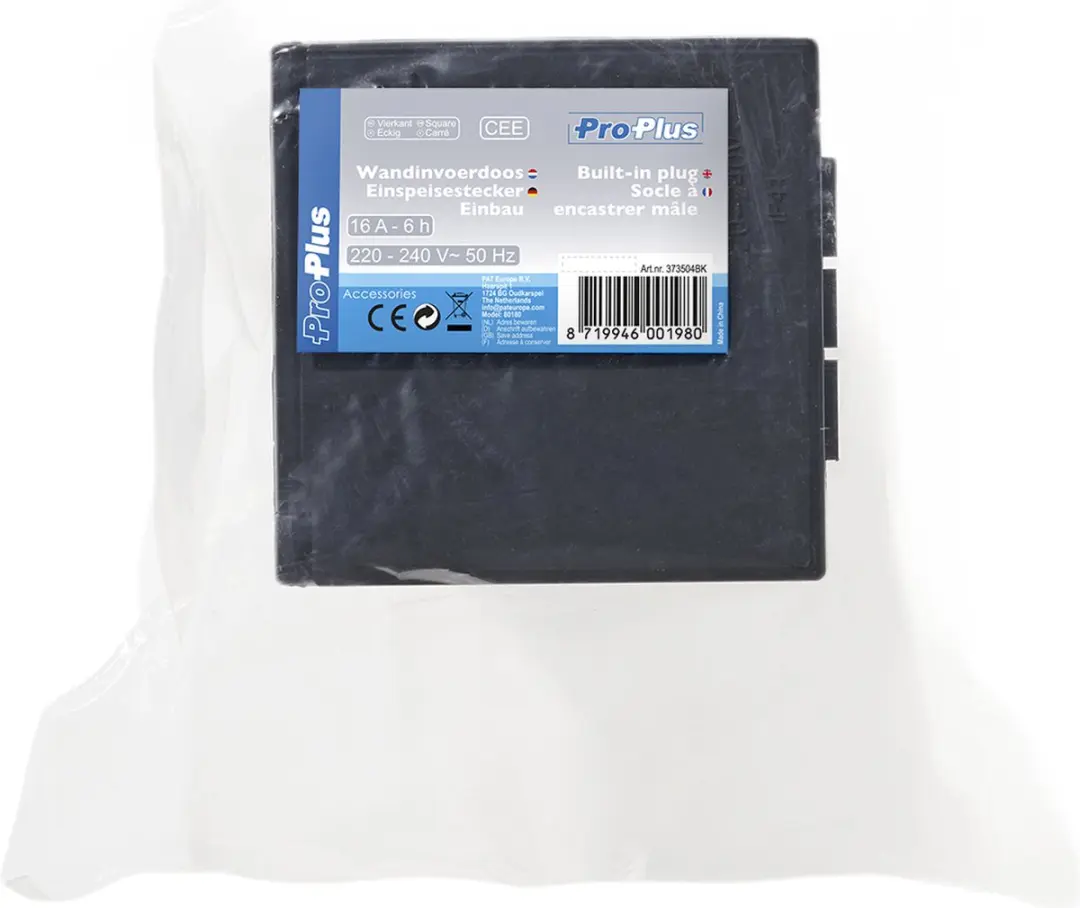 ProPlus Vierkante Wandinvoerdoos - 16A - IP44 - Wit - afbeelding 3 van 6