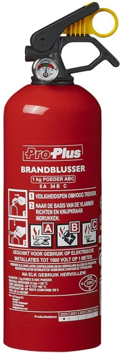 ProPlus Brandblusser met manometer