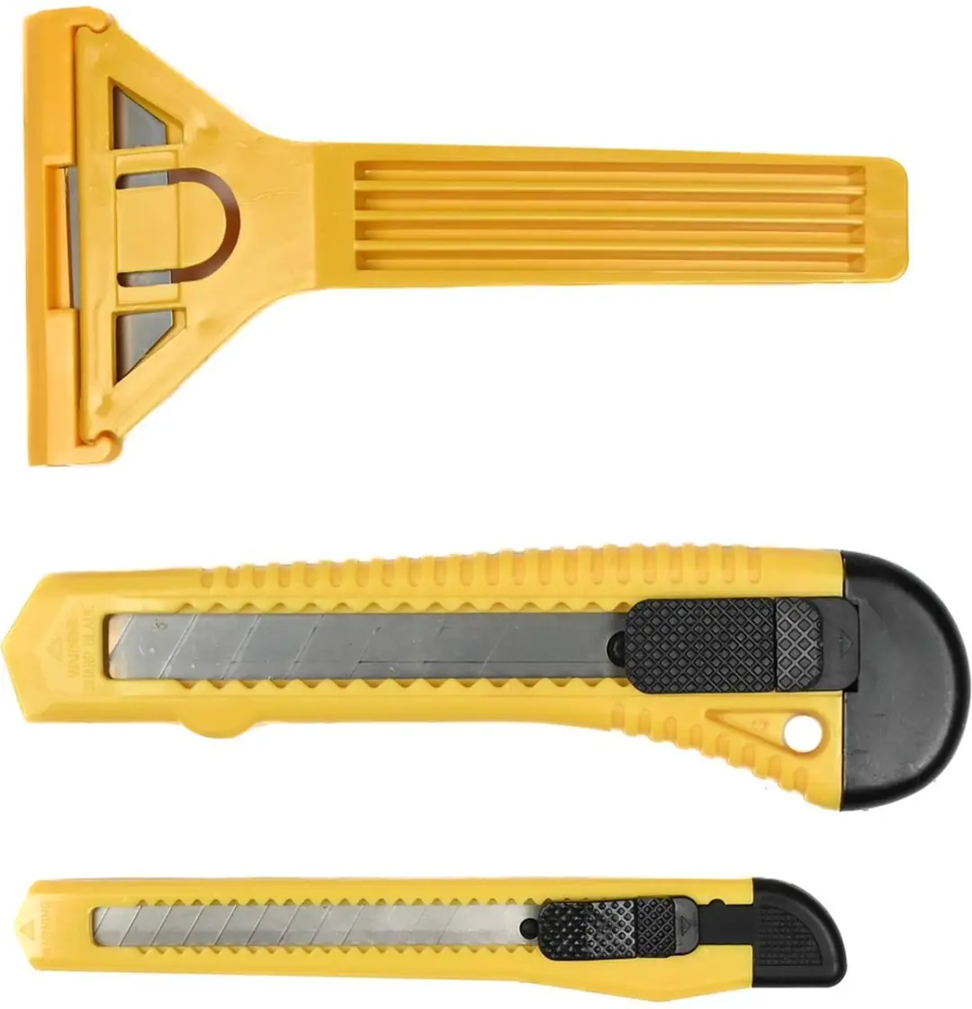 Benson 3-delige set glaskrabber en afbreekmessen