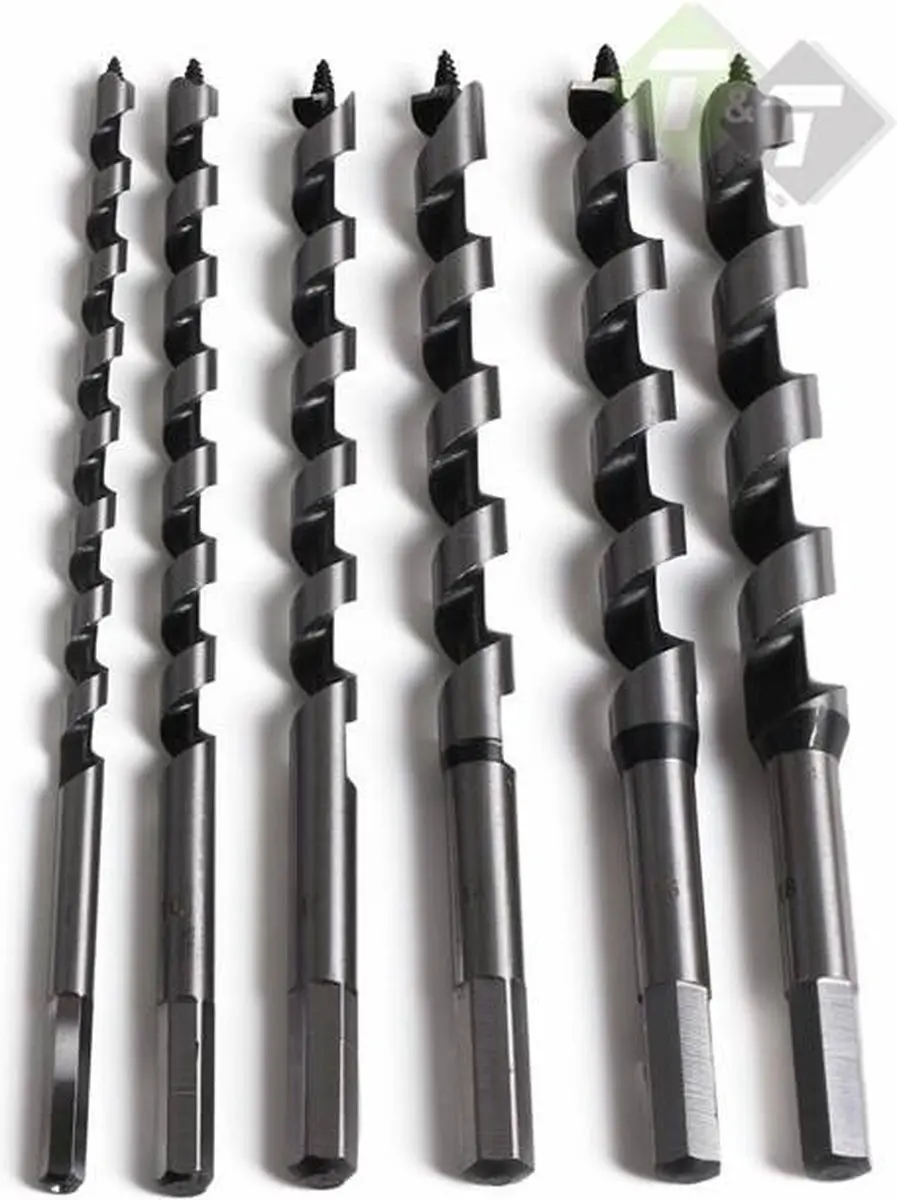 Benson Slangenboor Set 6-delig - 8-18mm - 230mm - afbeelding 3 van 6