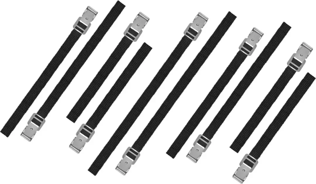 Voordeelset van 10x stuks caravan/camper fietsen spanbanden 30/50/75 cm