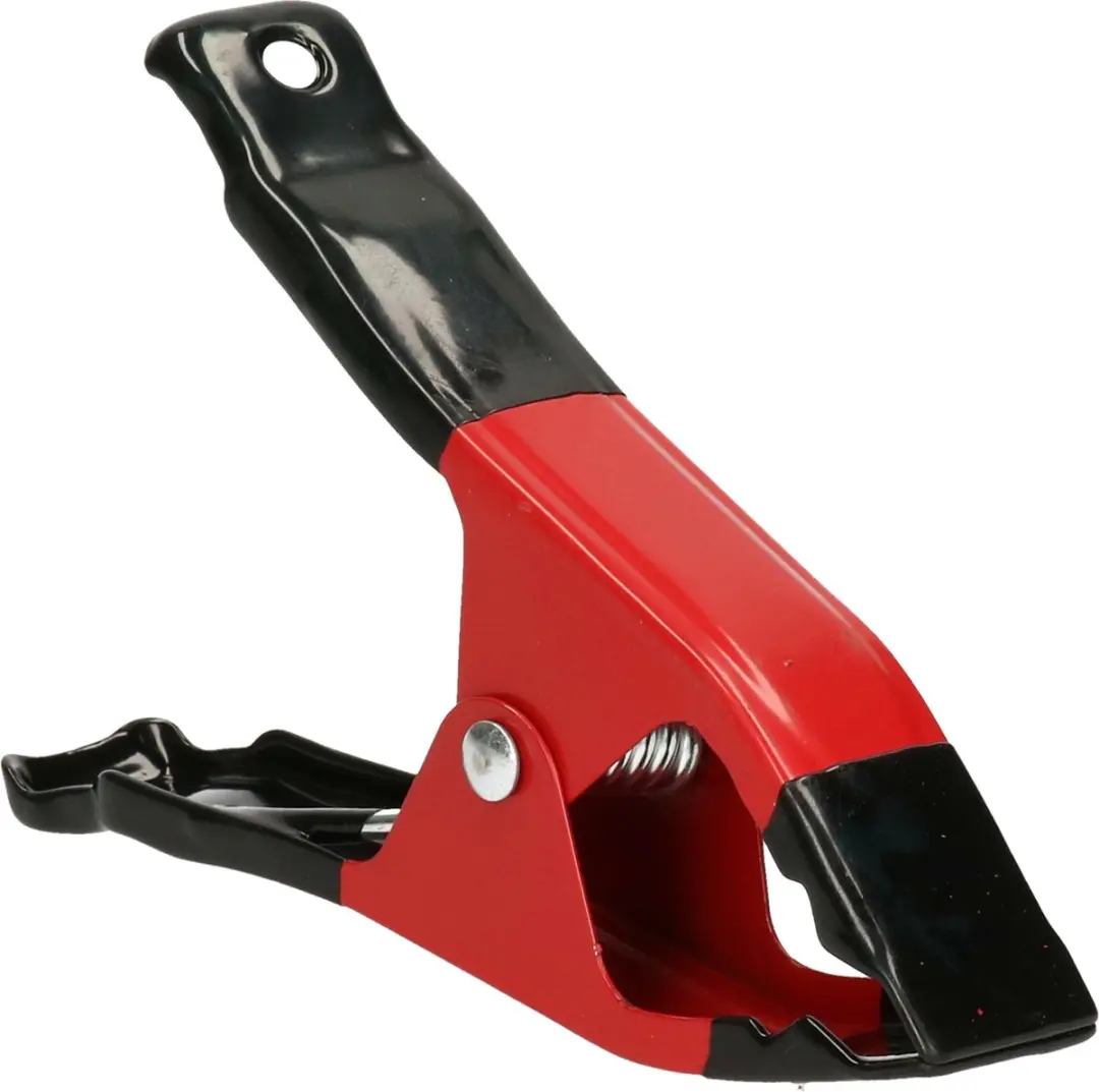 Hobbyklem/lijmklem/zeilklemmen rood van metaal