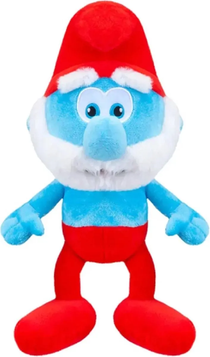 De Smurfen Grote Smurf Pluche Knuffel 21cm