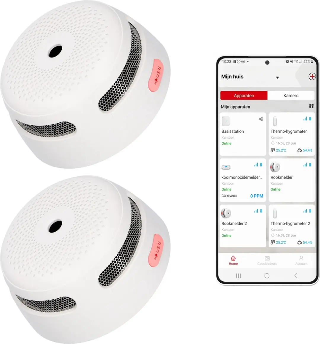 X-Sense XS01-WX Slimme rookmelder met Wifi