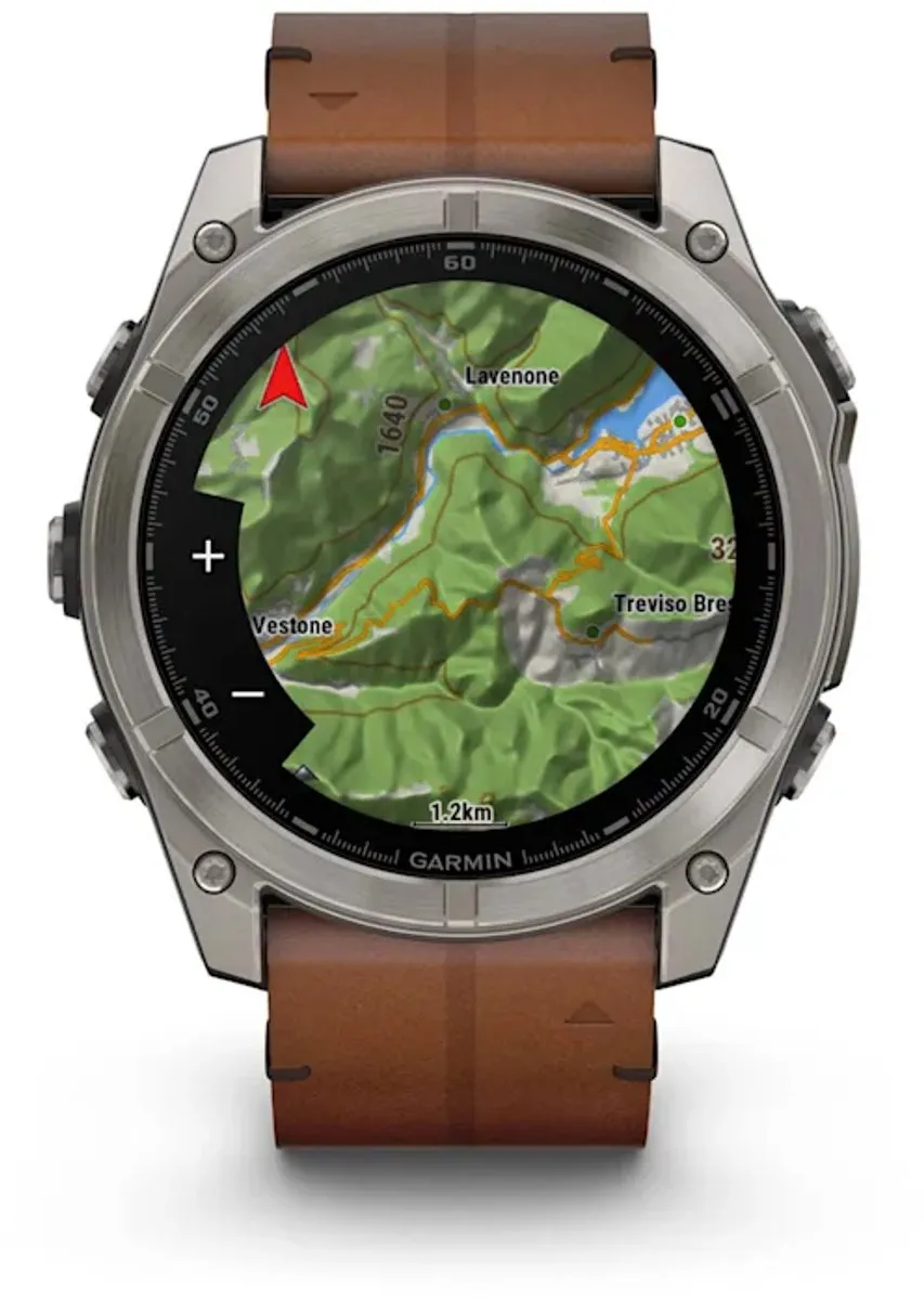 Garmin fēnix 8 51mm - AMOLED Sapphire - Titanium/Bruin - afbeelding 3 van 6
