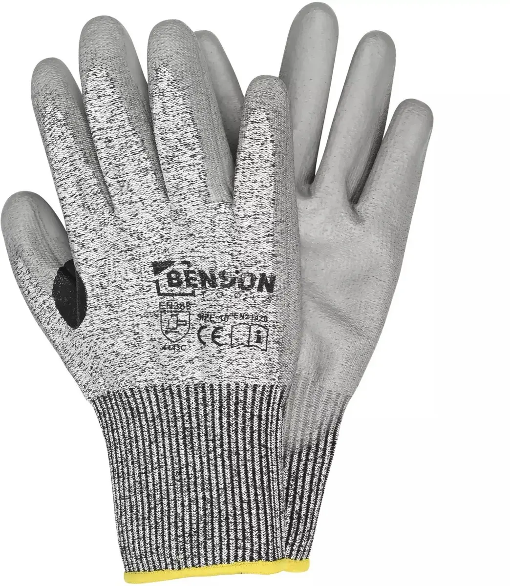 Benson Werkhandschoenen snijbestendig level C maat 10