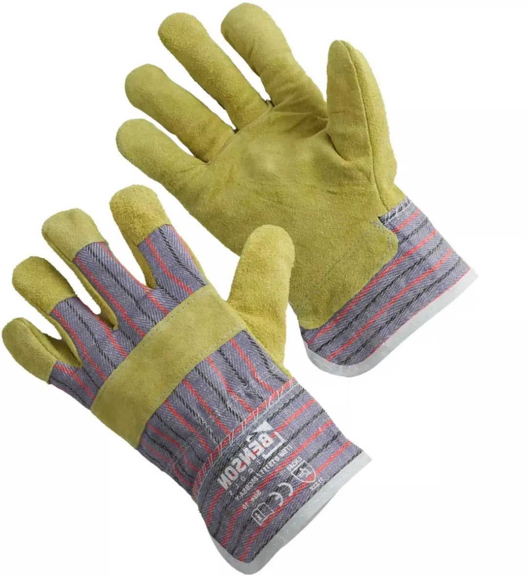 Benson Werkhandschoenen rundsplitleder 3133x