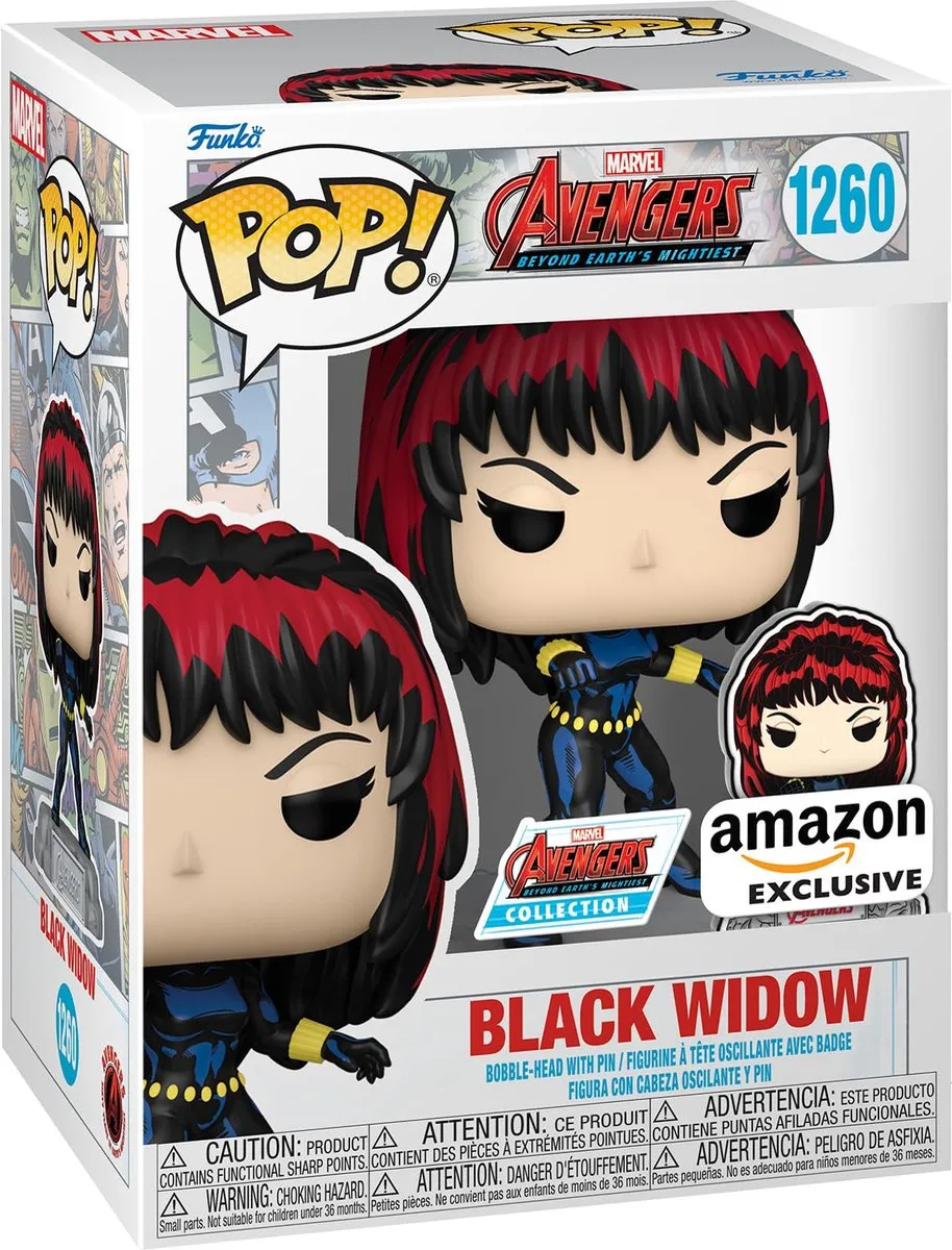 Funko Pop! Marvel Black Widow 60th Anniversary
