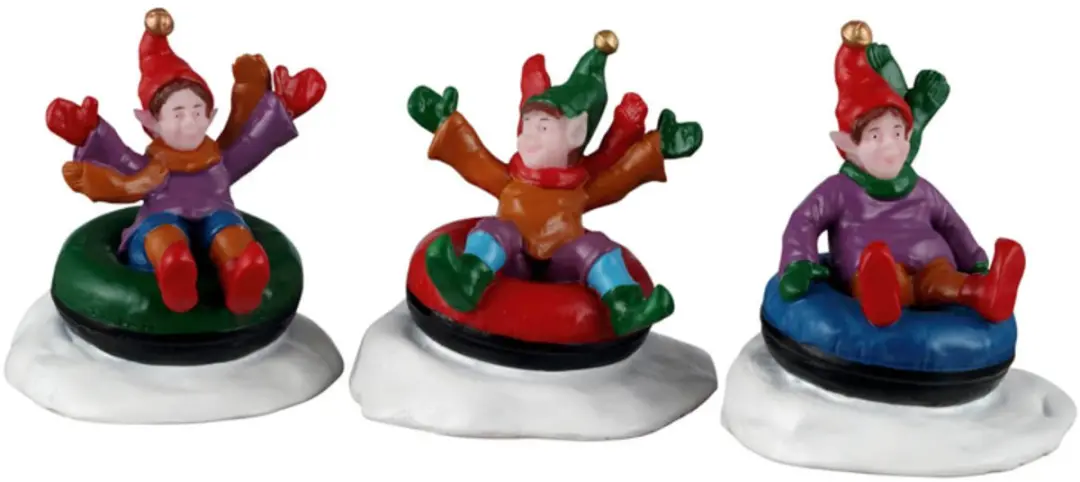 Lemax Snow Tubers Set van 3