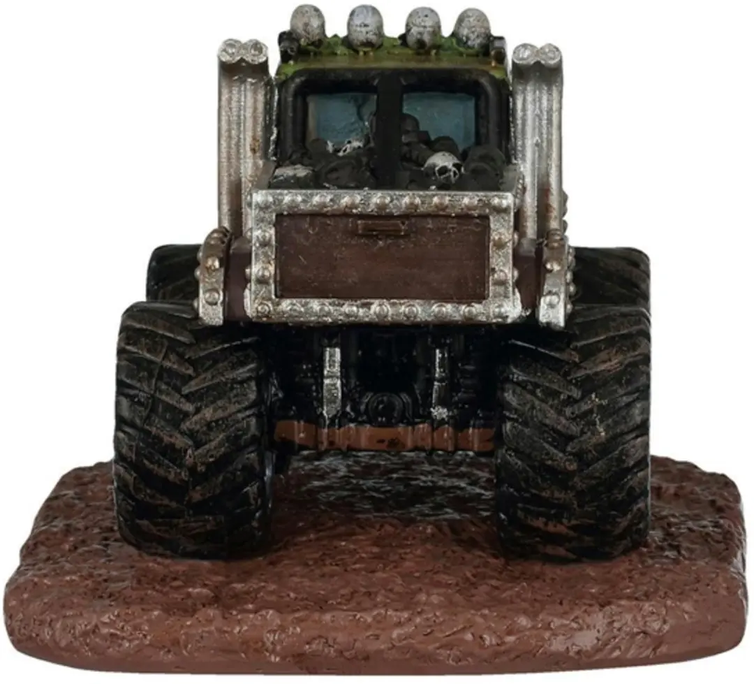 Lemax Spooky Town Wretched Wreck Monster Truck Ornament - afbeelding 3 van 4