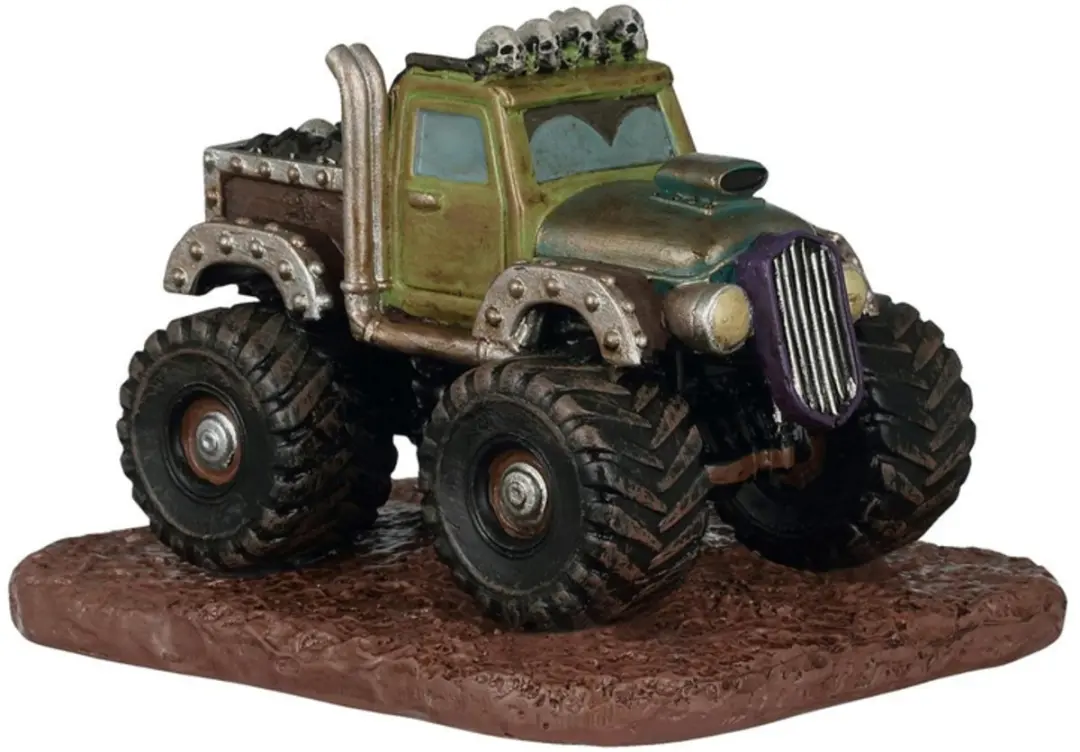 Lemax Spooky Town Wretched Wreck Monster Truck Ornament