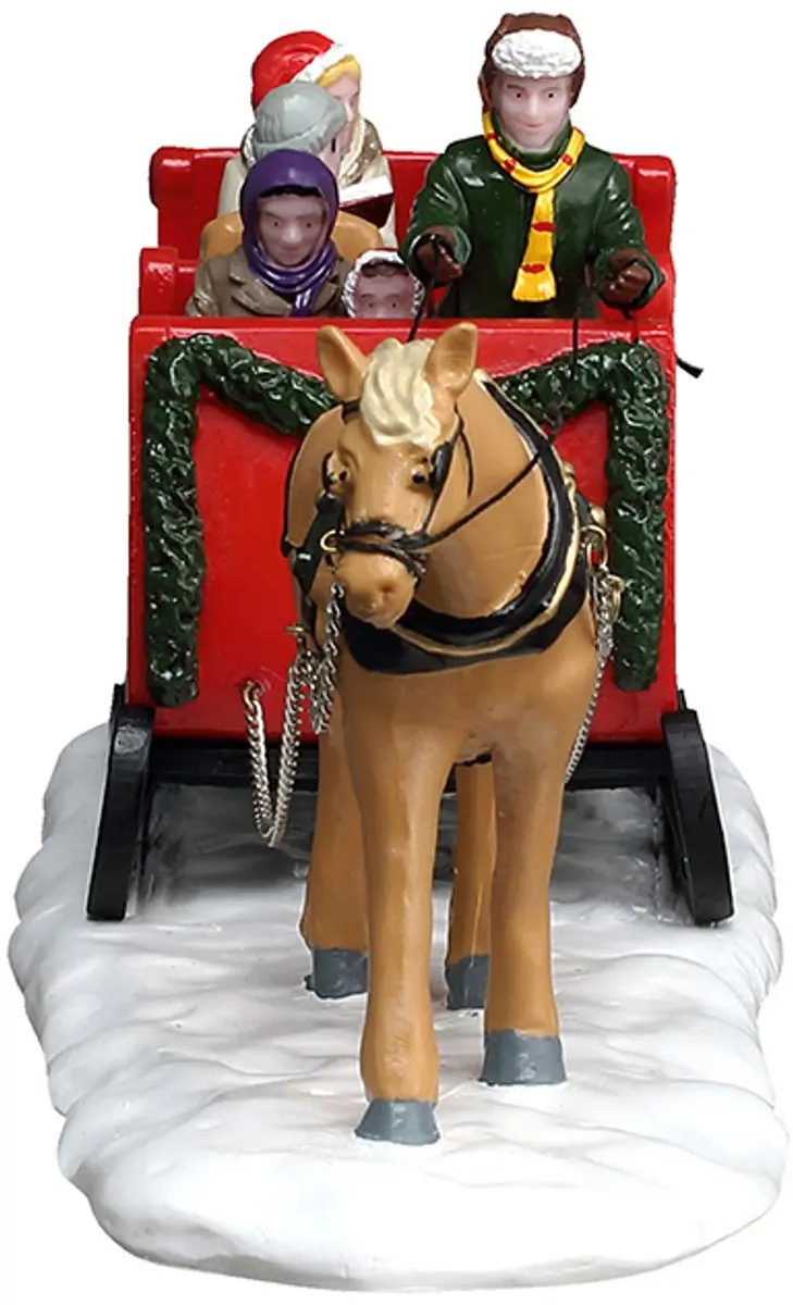 Lemax Caroling Sleigh Ride - Kerstdorp Figuur - afbeelding 3 van 4