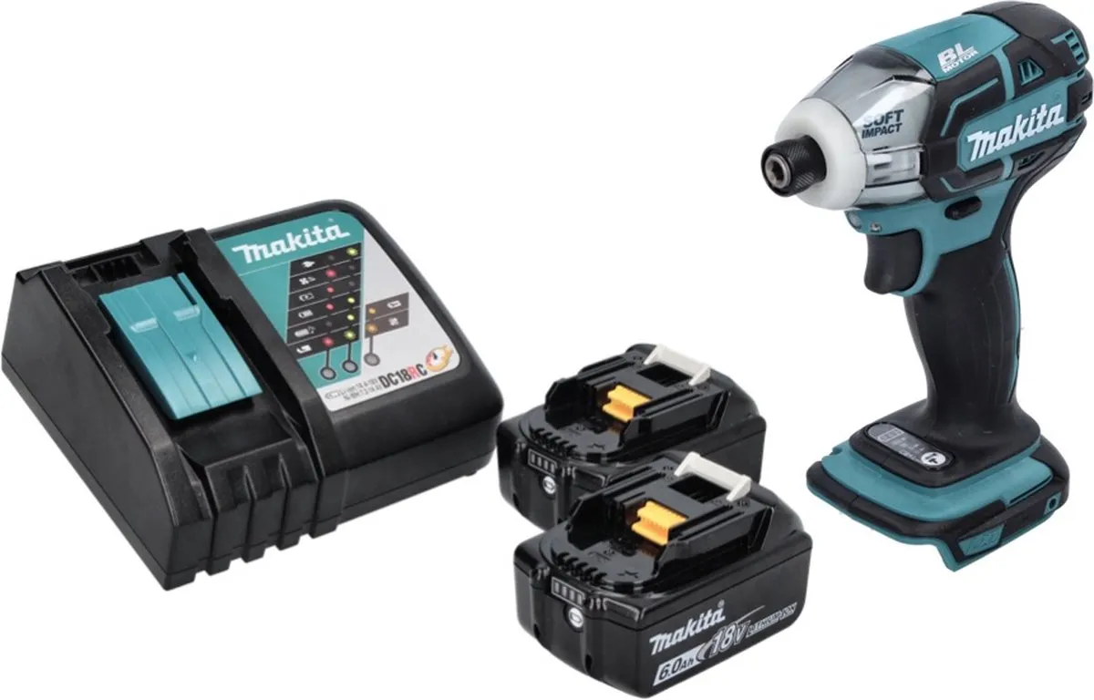 Makita DTS 141 RG Accuschroevendraaier 18V 40Nm - 2x 6.0Ah + Lader