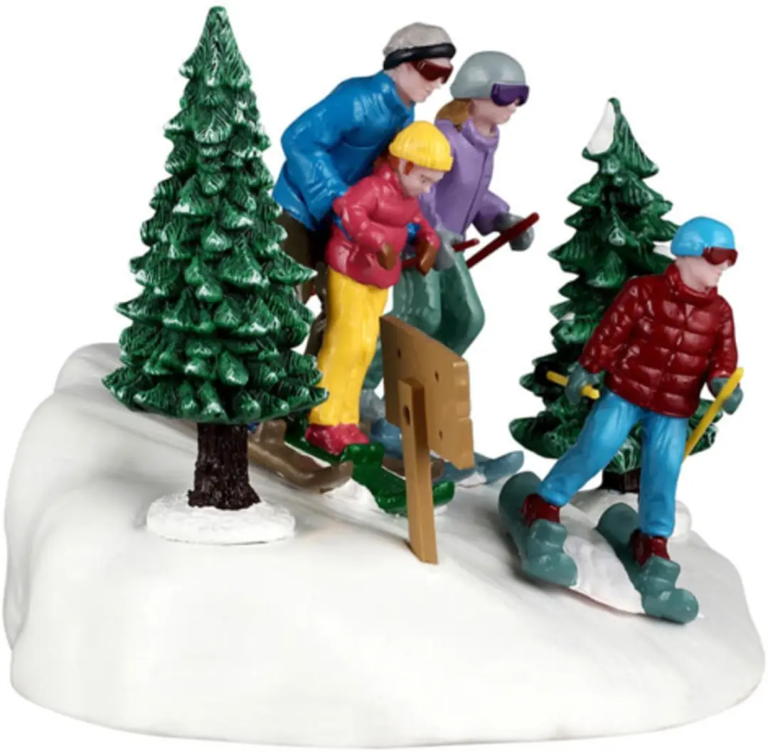 Lemax Family Ski Day Figuurset - Meerkleurig - afbeelding 3 van 4