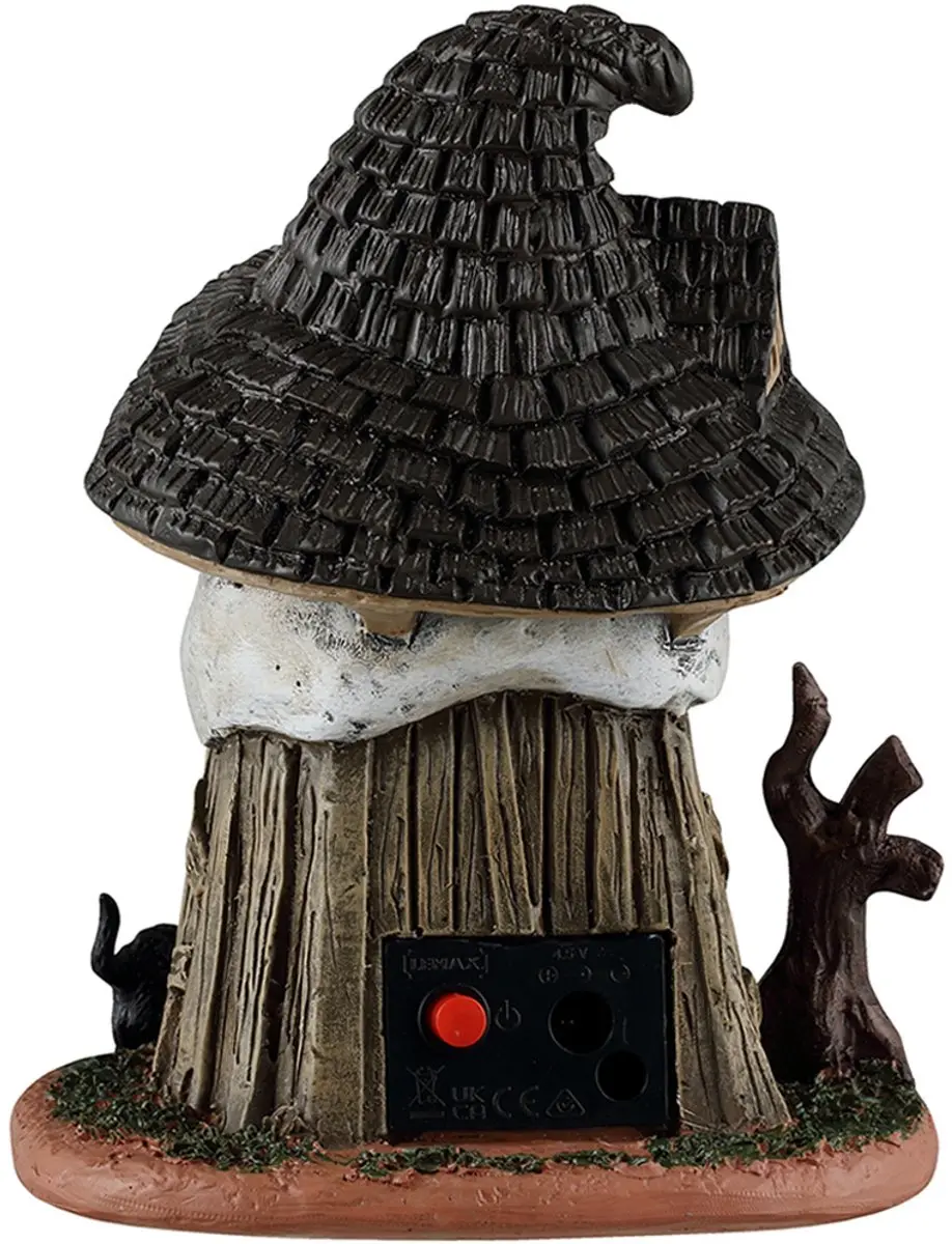 Lemax Spooky Town Witch's Skull Hut Verlicht Huisje - afbeelding 4 van 4