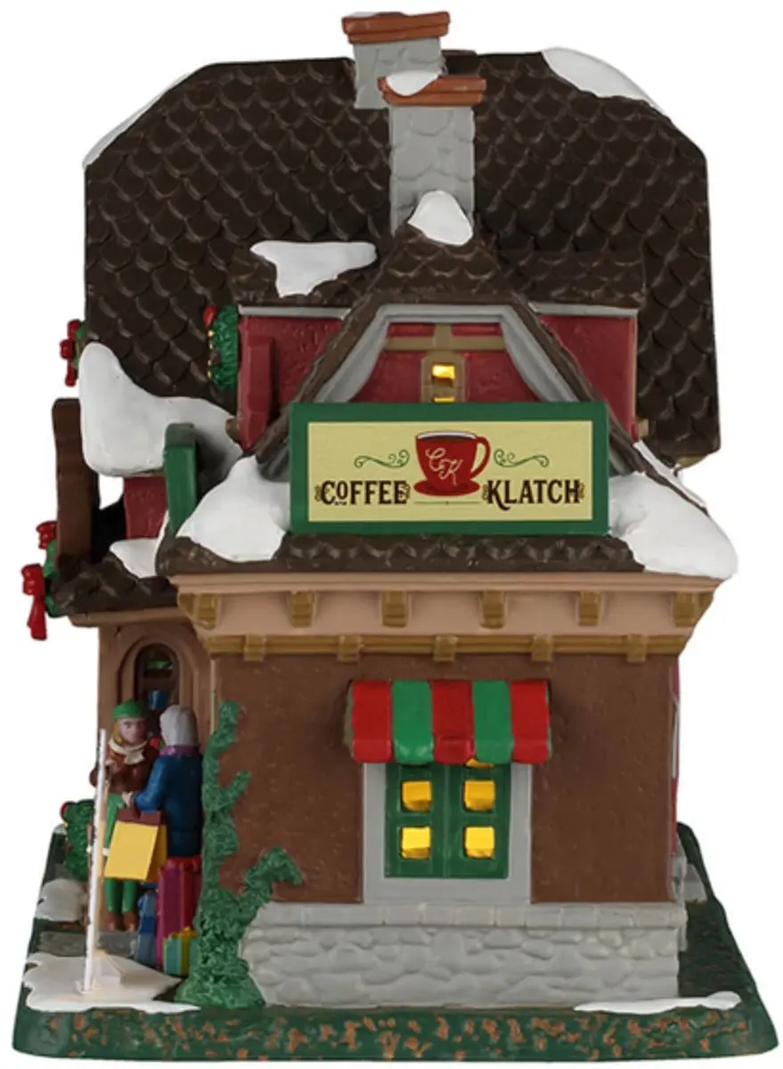 Lemax Caddington Village Coffee Klatch Verlicht Kersthuisje - afbeelding 3 van 3
