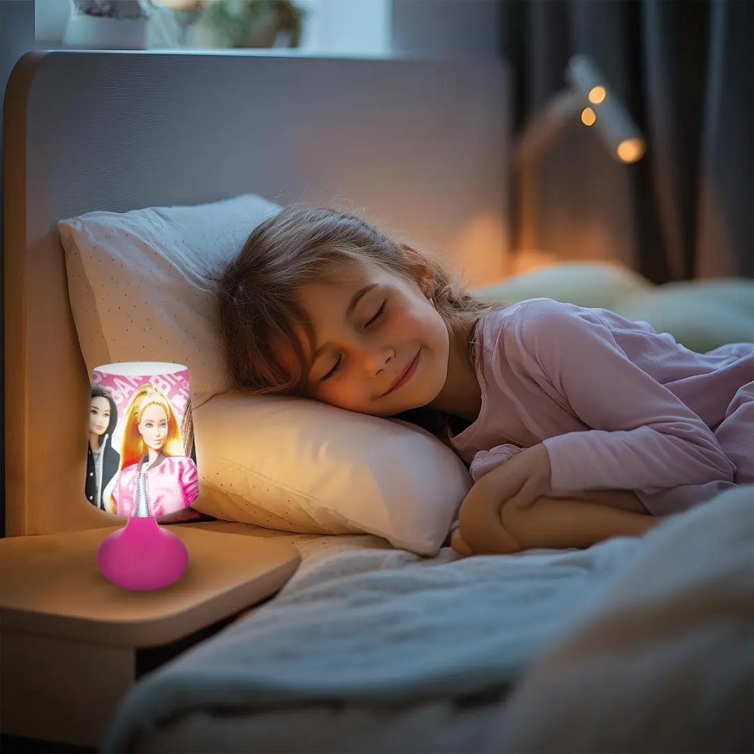 Lexibook Barbie Nachtlamp - Roze - afbeelding 3 van 6