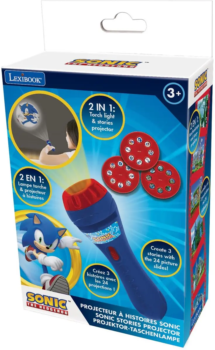 Lexibook Sonische Projector & Zaklamp LTC050SN - Blauw - afbeelding 4 van 6