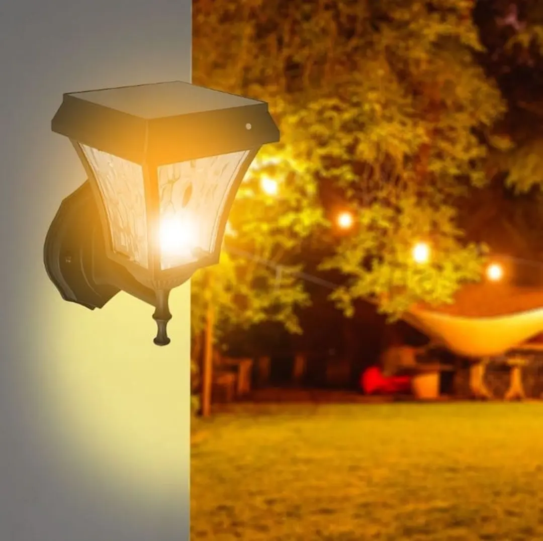 V-TAC VT-982-S Solar Wandlamp - 2W - Zwart - afbeelding 6 van 6
