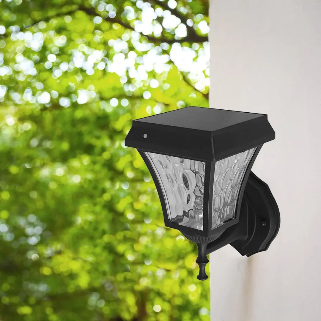 V-TAC VT-982-S Solar Wandlamp - 2W - Zwart - afbeelding 4 van 6