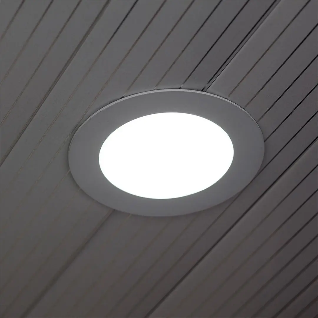 V-TAC VT-307RD-N LED Rond Minipaneel - 3W - 4000K - Wit - afbeelding 4 van 6