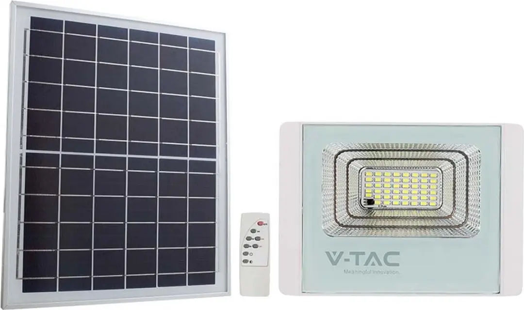 V-TAC VT-60W-W Solar Schijnwerper