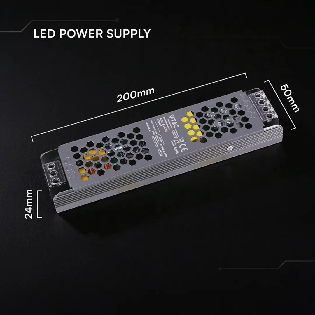 V-TAC VT-24122-S LED-transformator 120W 24V - afbeelding 5 van 6