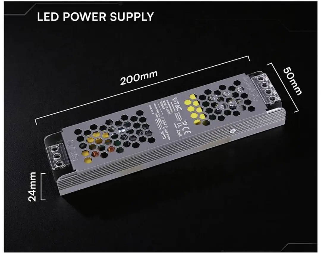 V-TAC VT-24122-S LED-transformator 120W 24V - afbeelding 6 van 6
