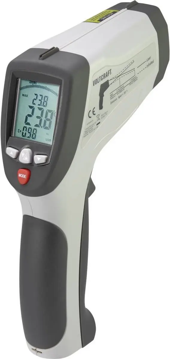 Voltcraft IR 2201-50D Infrarood-thermometer - 50:1 - afbeelding 2 van 4